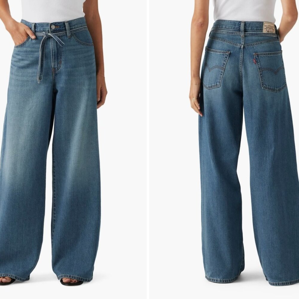 Levi's XL Straight Superwide Lighweight Mid-Rise Women's Jeans SZ 27 x 29 NWT